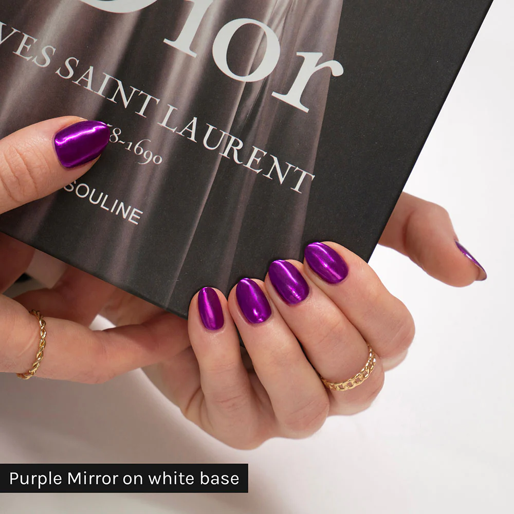 Purple Mirror Chrome Powder - Image 4
