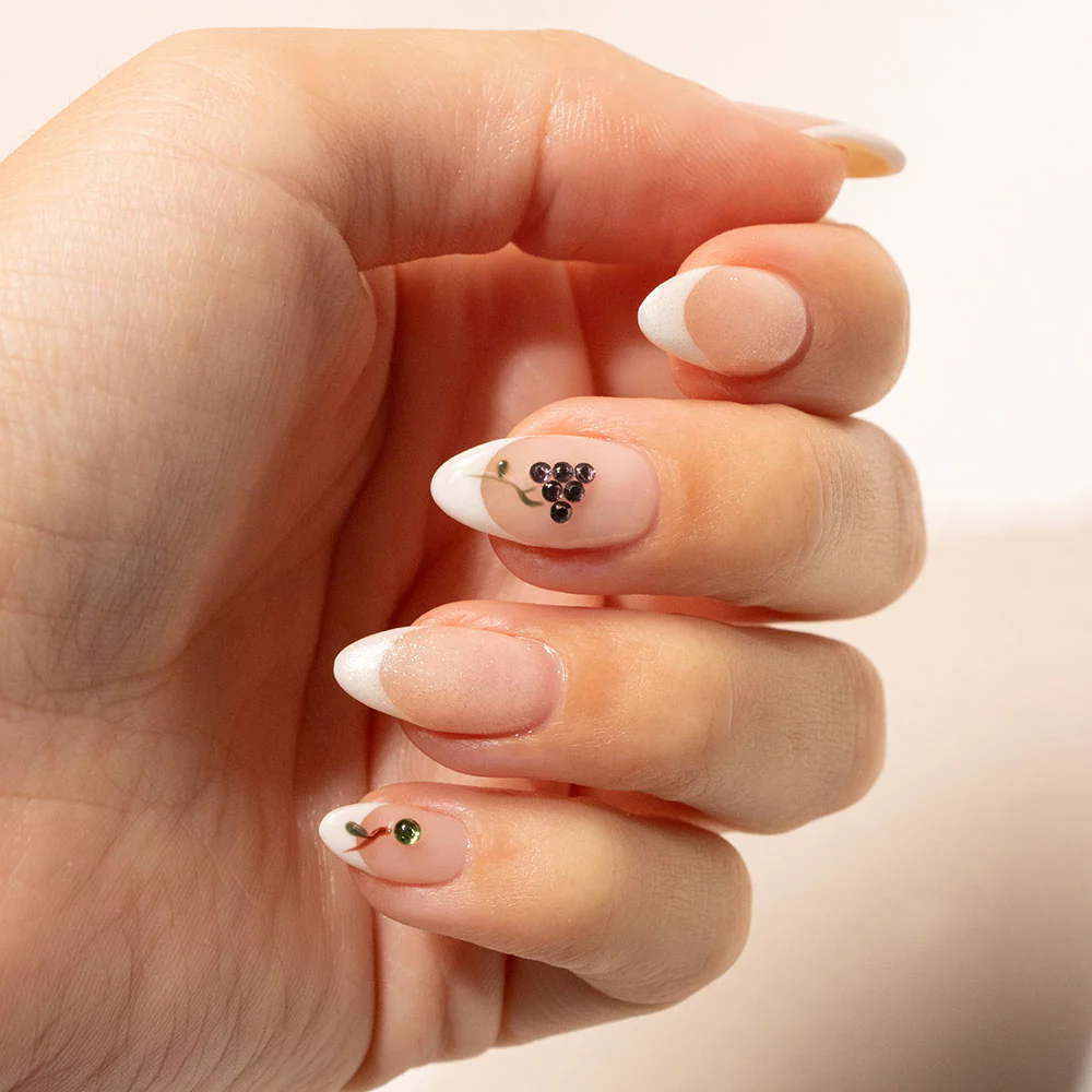 Purple Rhinestone Nail Art Set - Image 5