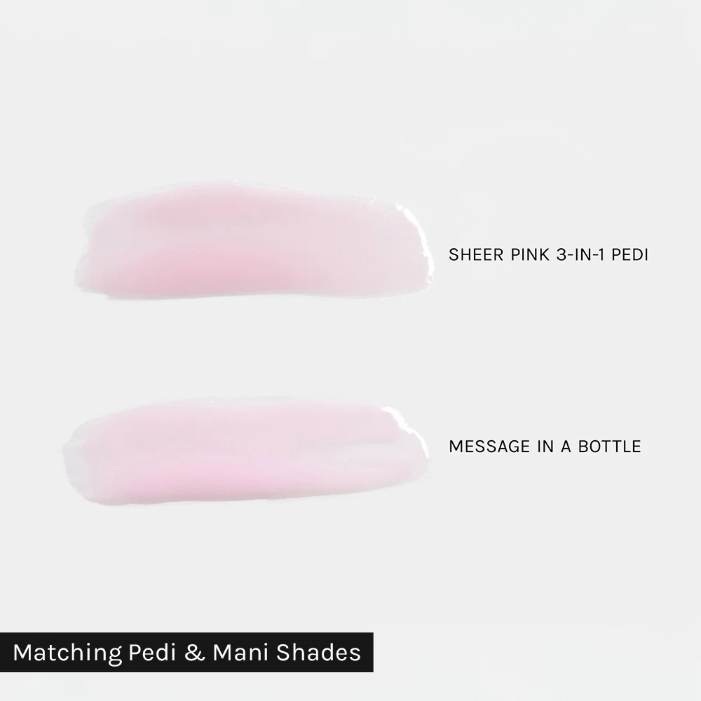 Sheer Pink 3-in-1 Pedicure Polish - Image 4